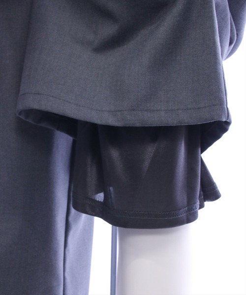 CLEAR BASIC（クリアベーシック）の「【低身長用サイズ有】ウエストリブワイドパンツ[オフィスカジュアル 着回し抜群 大人]≪AW新作≫（その他パンツ・レディース・アイボリー/グレー/ブラウン・F/PF）」の18枚目の写真