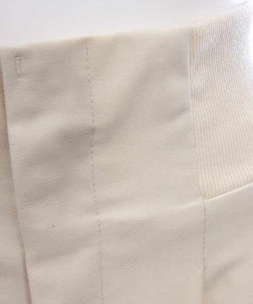 CLEAR BASIC（クリアベーシック）の「【低身長用サイズ有】ウエストリブワイドパンツ[オフィスカジュアル 着回し抜群 大人]≪AW新作≫（その他パンツ・レディース・アイボリー/グレー/ブラウン・F/PF）」の8枚目の写真