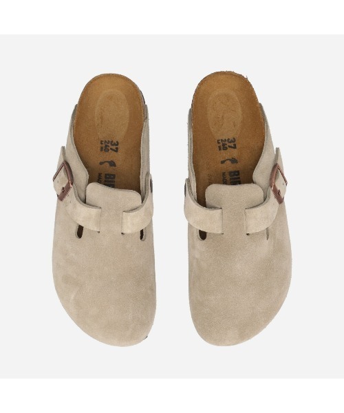 BIRKENSTOCK（ビルケンシュトック）の「BIRKENSTOCK BOSTON SUEDE LEATHER -NARROW- / ビルケンシュトック ボストン スエードレザー ナローフィット / 60463（サンダル・レディース・ベージュ・35/36/38/39/40/37/41）」の2枚目の写真