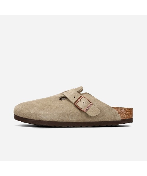 BIRKENSTOCK（ビルケンシュトック）の「BIRKENSTOCK BOSTON SUEDE LEATHER -NARROW- / ビルケンシュトック ボストン スエードレザー ナローフィット / 60463（サンダル・レディース・ベージュ・35/36/38/39/40/37/41）」の4枚目の写真