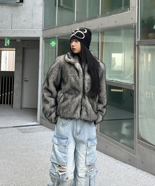 グレーファーショートジャケット（その他アウター）｜KsG