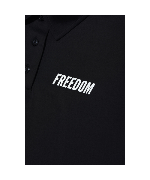 FREEDOM(フリーダム)の「ライトカラーショートスリーブ(ブラック)(ポロシャツ・メンズ・その他・X-LARGE/XX-LARGE/XXX-LARGE/XXXX-LARGE/LARGE)」の5枚目の写真