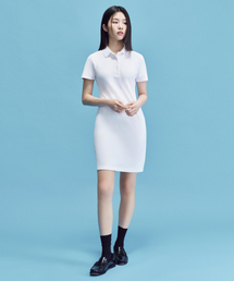 MUSINSA STANDARD WOMAN（ムシンサスタンダードウーマン）の「[COOLTANDARD] WOMENS PIQUE POLO DRESS [WHITE]（ワンピース）」
