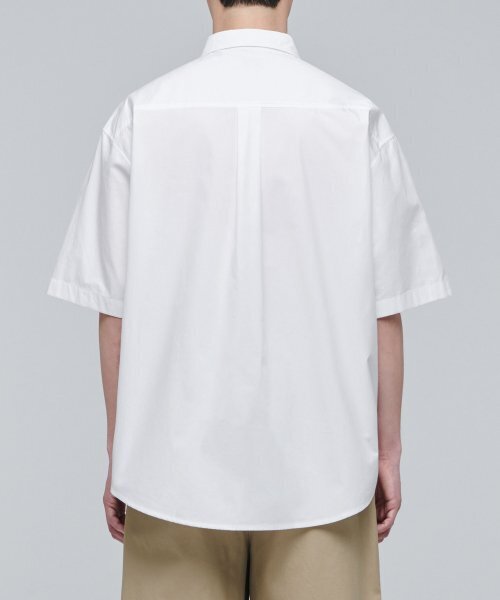 MUSINSA STANDARD（ムシンサスタンダード）の「特大ポプリン半袖シャツ[白]（シャツ/ブラウス・メンズ・その他・XX-LARGE/LARGE/MEDIUM/SMALL/X-LARGE）」の4枚目の写真