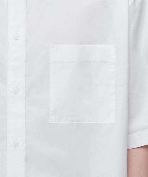 MUSINSA STANDARD（ムシンサスタンダード）の「特大ポプリン半袖シャツ[白]（シャツ/ブラウス・メンズ・その他・XX-LARGE/LARGE/MEDIUM/SMALL/X-LARGE）」の7枚目の写真
