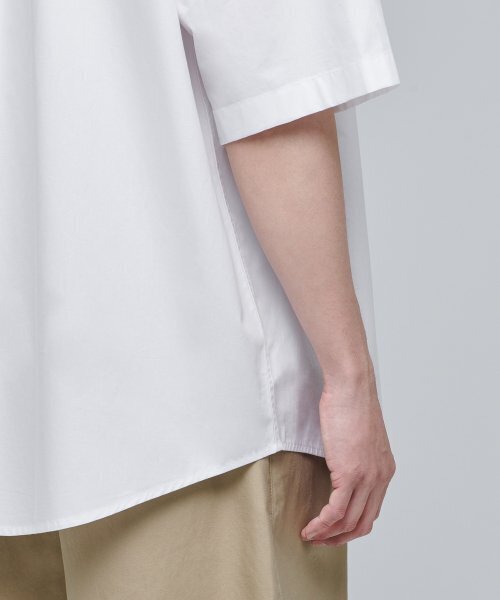 MUSINSA STANDARD（ムシンサスタンダード）の「特大ポプリン半袖シャツ[白]（シャツ/ブラウス・メンズ・その他・XX-LARGE/LARGE/MEDIUM/SMALL/X-LARGE）」の9枚目の写真