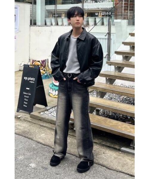 VTWO(ブイツー)の「8118 ヴィンテージビーカーレザー ジャケット_ブラック(ライダースジャケット・レディース・その他・LARGE/MEDIUM)」の2枚目の写真