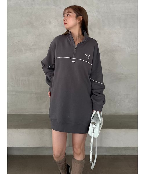 PUMA（プーマ）の「【SNIDEL×PUMA】スエットワンピース（ワンピース・レディース・ライトブルー/ホワイト/ダークグレー・S）」の8枚目の写真