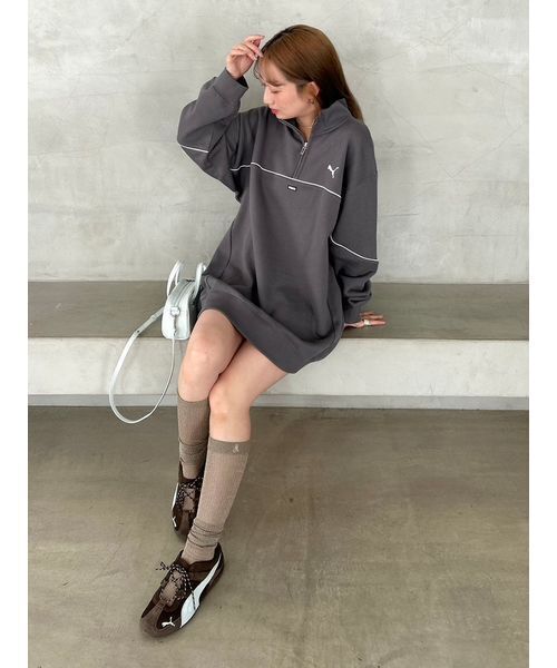 セール】【SNIDEL×PUMA】スエットワンピース（ワンピース）｜PUMA