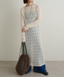 Omekashi | レースワンピース(ワンピース)
