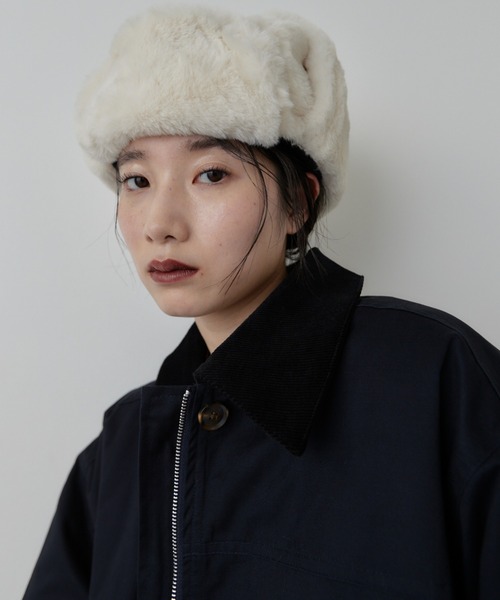 フェイクファーフライトキャップ（キャップ）｜HANNE（アン）の