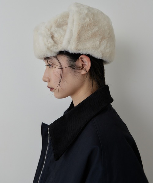 フェイクファーフライトキャップ（キャップ）｜HANNE（アン）の