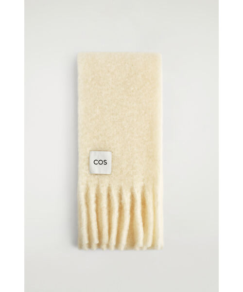 COS / フリンジブラッシュドモヘアマフラー フリンジブラッシュドモヘアマフラー（マフラー）｜COS（コス）の