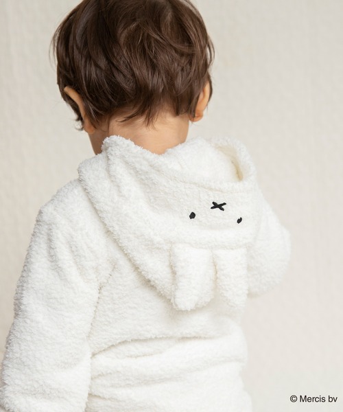 BRANSHES（ブランシェス）の「【miffy/ミッフィー】ふわふわベビールームウェア（ロンパース・キッズ・オフホワイト・70/80）」の2枚目の写真