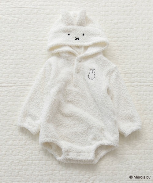 BRANSHES（ブランシェス）の「【miffy/ミッフィー】ふわふわベビールームウェア（ロンパース・キッズ・オフホワイト・70/80）」の5枚目の写真