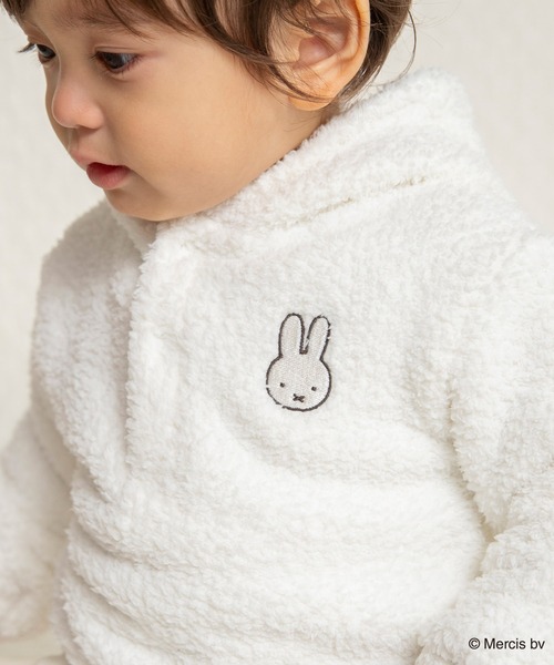BRANSHES（ブランシェス）の「【miffy/ミッフィー】ふわふわベビールームウェア（ロンパース・キッズ・オフホワイト・70/80）」の4枚目の写真