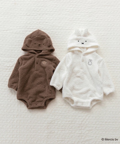 BRANSHES（ブランシェス）の「【miffy/ミッフィー】ふわふわベビールームウェア（ロンパース・キッズ・オフホワイト・70/80）」の6枚目の写真