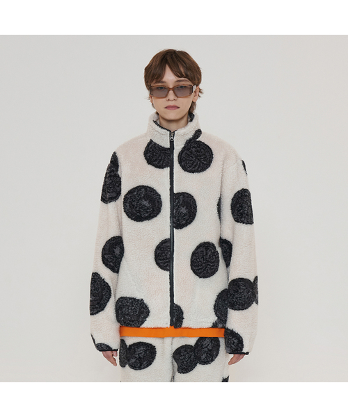 UNALLOYED(アナロイド)の「コインジャカードフリースジャケット/アイボリー(その他アウター・メンズ・その他・SMALL/LARGE)」の1枚目の写真