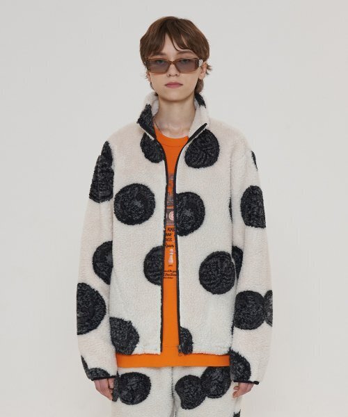 UNALLOYED(アナロイド)の「コインジャカードフリースジャケット/アイボリー(その他アウター・メンズ・その他・SMALL/LARGE)」の4枚目の写真