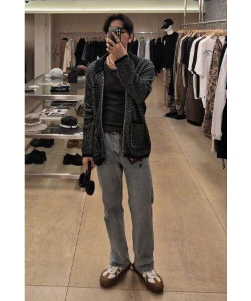 SUARE(スアレ)の「ツイードニットジャケット(その他アウター・レディース・ブラック・LARGE/MEDIUM)」の8枚目の写真