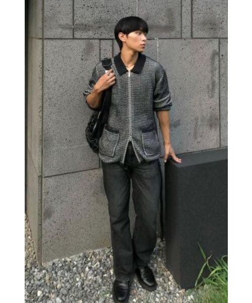 SUARE(スアレ)の「ツイードニットジャケット(その他アウター・レディース・ブラック・LARGE/MEDIUM)」の10枚目の写真
