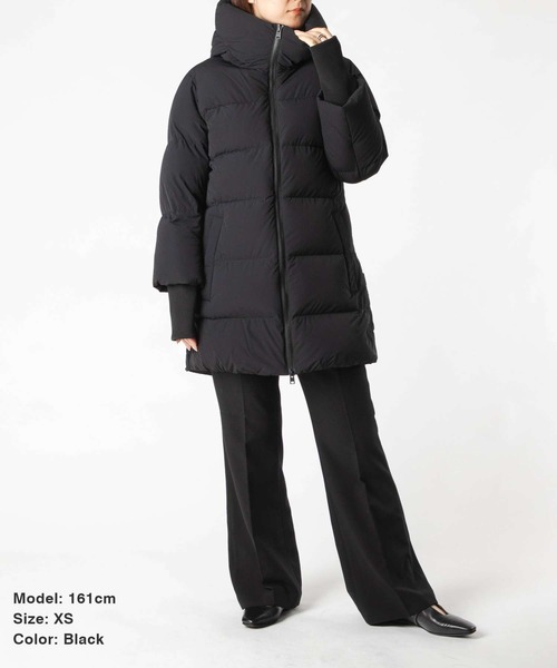 WOOLRICH(ウールリッチ)の「WOOLRICH CLOUD MADISON COAT ウールリッチ クラウド マジソン ダウンジャケット(ダウンジャケット/コート・レディース・ブラック/ネイビー・LARGE/SMALL/MEDIUM)」の3枚目の写真