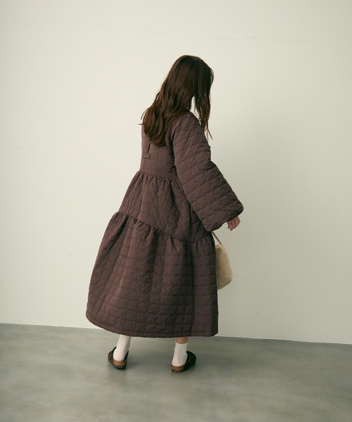 Lunea（ルネア）の「キルティングワンピースコート/ワンピース（その他アウター・レディース・ブラウン・FREE）」の18枚目の写真