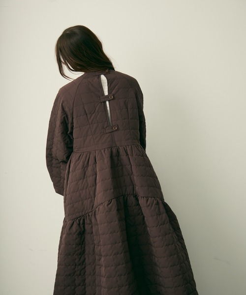 Lunea（ルネア）の「キルティングワンピースコート/ワンピース（その他アウター・レディース・ブラウン・FREE）」の19枚目の写真