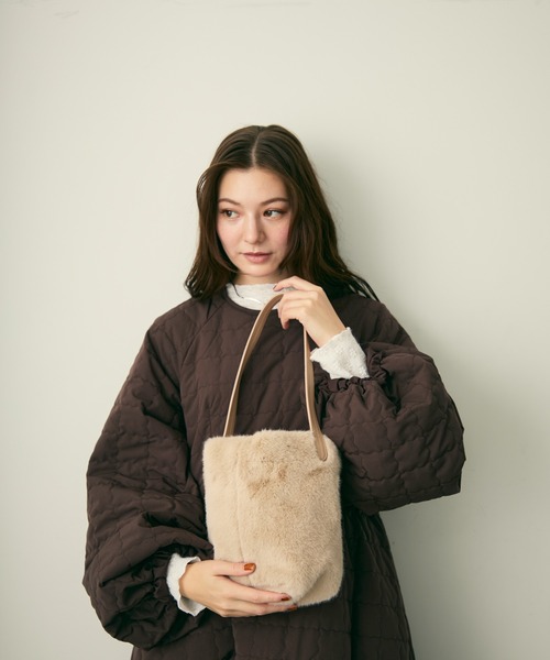 Lunea（ルネア）の「キルティングワンピースコート/ワンピース（その他アウター・レディース・ブラウン・FREE）」の16枚目の写真