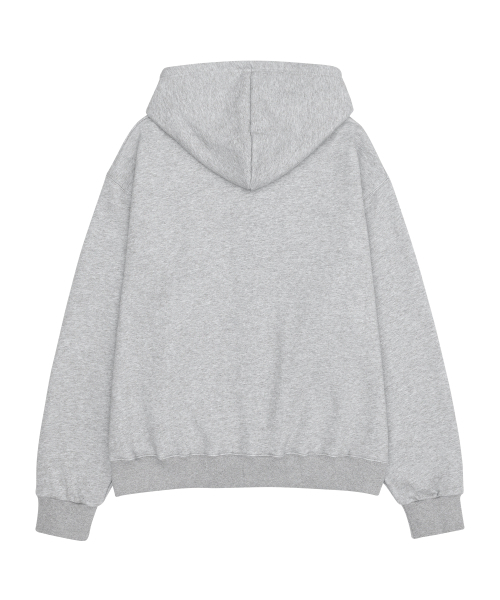 AMESWORLDWIDE(アメスワールドワイド)の「BIG TYPO HOODIE ZIP UP GREY(パーカー・メンズ・その他・SMALL/MEDIUM/LARGE)」の2枚目の写真