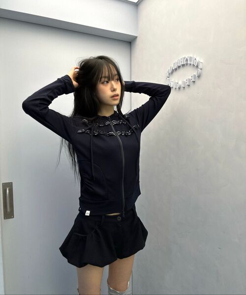 UGLY SHADOW(アグリーシャドウ)の「ニーハイソックス(グレー)(ソックス/靴下・レディース・その他・FREE)」の8枚目の写真