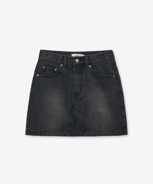 YALE(イェール)の「デニムミニスカート_チャコール(スカート・レディース・その他・SMALL/MEDIUM)」の1枚目の写真