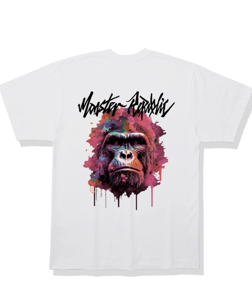 MONSTER REPUBLIC(モンスターリパブリック)の「リアルフェイス ベリーピンク Tシャツ ホワイト(Tシャツ/カットソー・レディース・その他・LARGE/MEDIUM/SMALL/X-LARGE)」の1枚目の写真