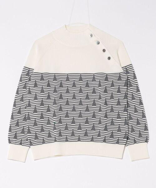 セール】ヨットボーダー ハイネックプルオーバー（ニット/セーター