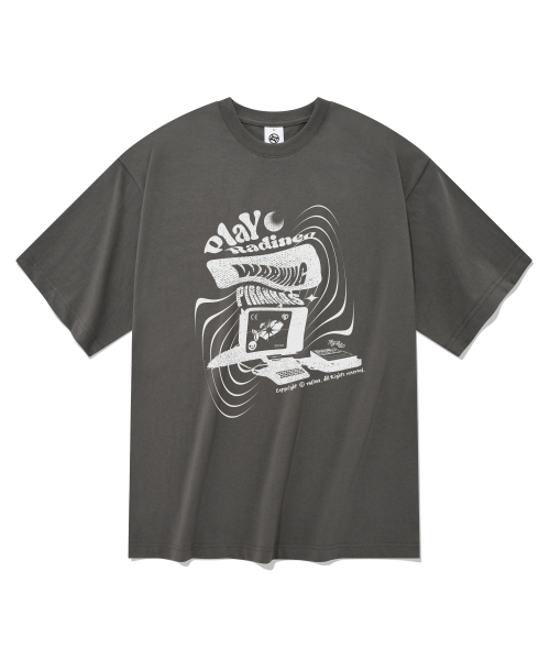 RADINEO(ラディネオ)の「プレイ半袖Tシャツグレー(Tシャツ/カットソー・メンズ・その他・SMALL/MEDIUM/LARGE/X-LARGE)」の1枚目の写真