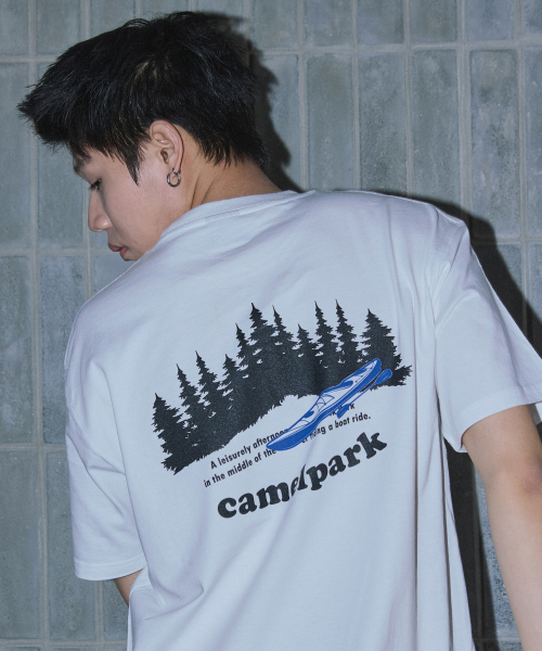 CAMEL WORK(キャメルワーク)の「カメルパーク 半袖Tシャツ(ホワイト)(Tシャツ/カットソー・メンズ・その他・LARGE/MEDIUM/X-LARGE)」の1枚目の写真