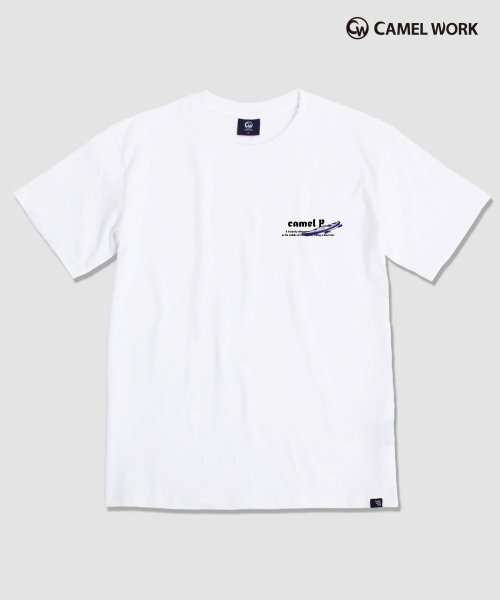 CAMEL WORK(キャメルワーク)の「カメルパーク 半袖Tシャツ(ホワイト)(Tシャツ/カットソー・メンズ・その他・LARGE/MEDIUM/X-LARGE)」の2枚目の写真