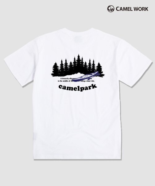 CAMEL WORK(キャメルワーク)の「カメルパーク 半袖Tシャツ(ホワイト)(Tシャツ/カットソー・メンズ・その他・LARGE/MEDIUM/X-LARGE)」の3枚目の写真