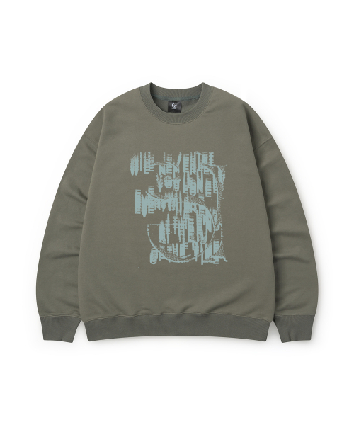 CAMEL WORK(キャメルワーク)の「ネバー・ロンリー・スウェットシャツ(カーキ)(スウェット・メンズ・その他・MEDIUM/LARGE/X-LARGE)」の2枚目の写真
