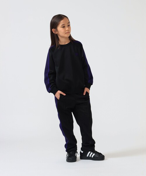 Needles(ニードルス)の「▲【別注】NEEDLES / Track Crew Neck Shirt(110~160cm)(スウェット・キッズ・ブラック・LARGE/SMALL)」の5枚目の写真