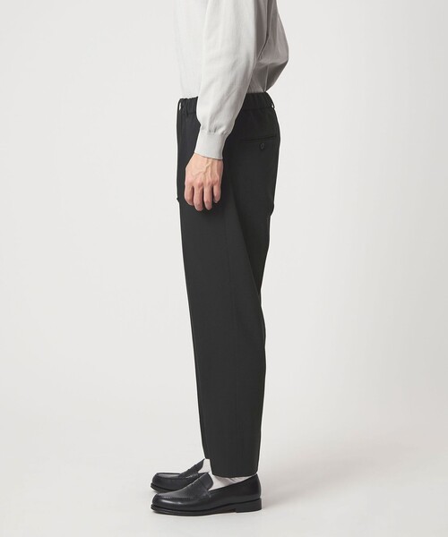 green label relaxing（グリーンレーベルリラクシング）の「A+ ジャージツイル リラックス イージー 1プリーツ スラックス -ウォッシャブル・ストレッチ-（スラックス・メンズ・グレー系/ブラック・S/L/M/XL）」の19枚目の写真