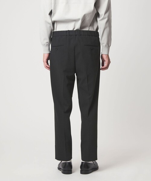 green label relaxing（グリーンレーベルリラクシング）の「A+ ジャージツイル リラックス イージー 1プリーツ スラックス -ウォッシャブル・ストレッチ-（スラックス・メンズ・グレー系/ブラック・S/L/M/XL）」の18枚目の写真