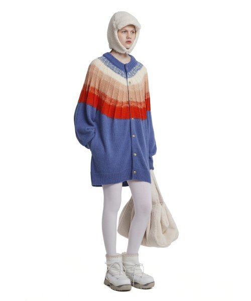 セール】Rainbow Cardigan_Blue（カーディガン/ボレロ）｜TRUNK
