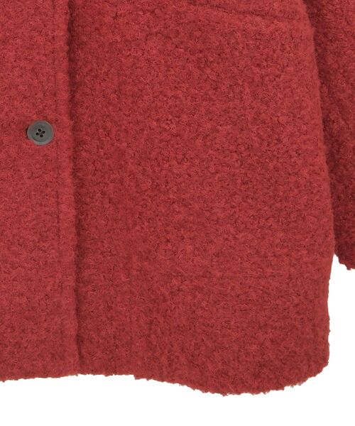 Green　Parks（グリーンパークス）の「ブークレPコート（ピーコート・レディース・モカ/ダークネイビー/レッド・FREE）」の11枚目の写真