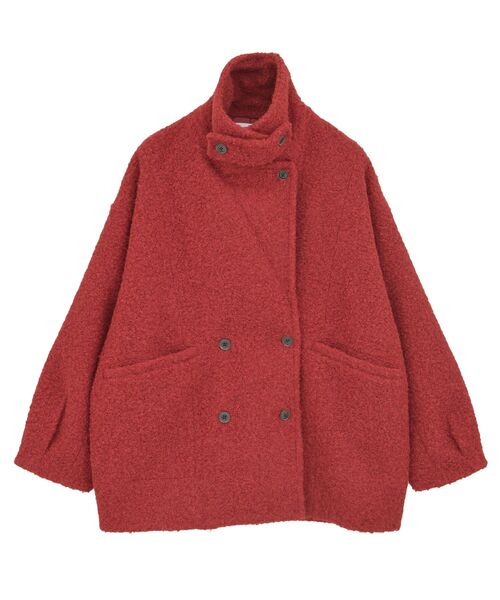 Green Parks（グリーンパークス）の「ブークレPコート（ピーコート