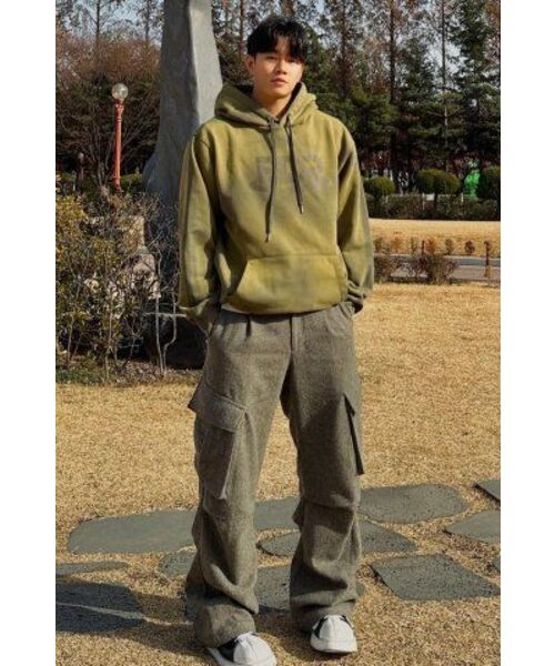 FDR(エフディーアール)の「Two Tone Garment Washed FDR Hood_Khaki(パーカー・メンズ・その他・SMALL)」の9枚目の写真