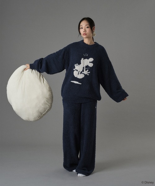 ONCILY（オンシェリー）の「【 Disney / Mickey Mouse 】SILHOUETTE LOUNGE KNIT PANTS /  シルエットラウンジニットパンツ（その他パンツ・メンズ・ブラウン/ネイビー/グレー・SMALL/MEDIUM/LARGE）」の11枚目の写真