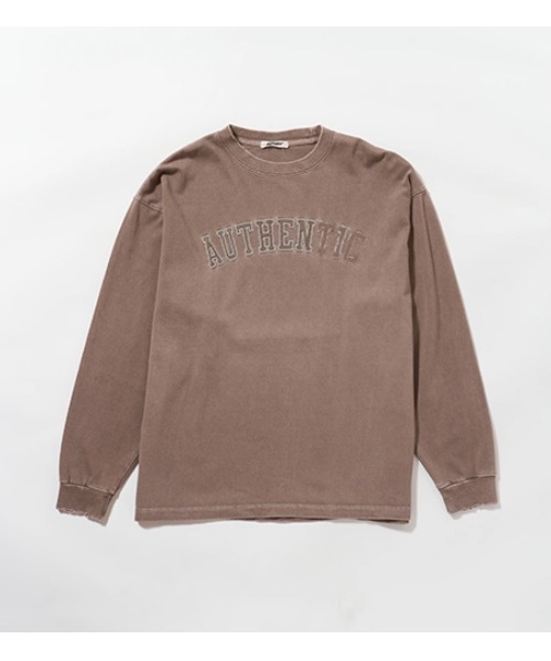 AUTHEN(オーセン)の「【AUTHEN】オーセン/ LS ヘビーウェイト アスレチック Tシャツ(Tシャツ/カットソー・メンズ・ベージュ系その他/ブラック/パープル・LARGE/MEDIUM/SMALL)」の3枚目の写真