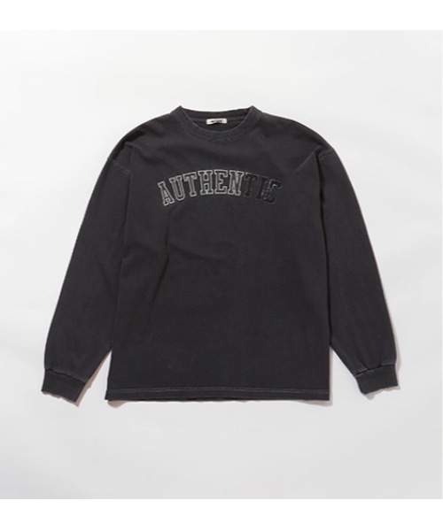 AUTHEN(オーセン)の「【AUTHEN】オーセン/ LS ヘビーウェイト アスレチック Tシャツ(Tシャツ/カットソー・メンズ・ベージュ系その他/ブラック/パープル・LARGE/MEDIUM/SMALL)」の2枚目の写真