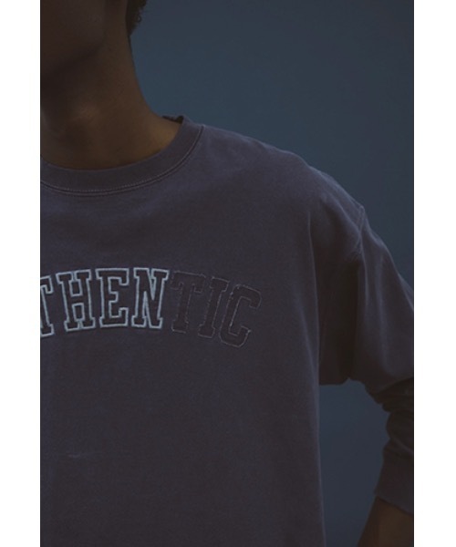 AUTHEN(オーセン)の「【AUTHEN】オーセン/ LS ヘビーウェイト アスレチック Tシャツ(Tシャツ/カットソー・メンズ・ベージュ系その他/ブラック/パープル・LARGE/MEDIUM/SMALL)」の6枚目の写真
